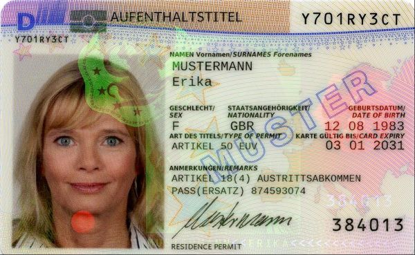 Buy Germany Permanent Residence Card Germany Permanent Residence Card