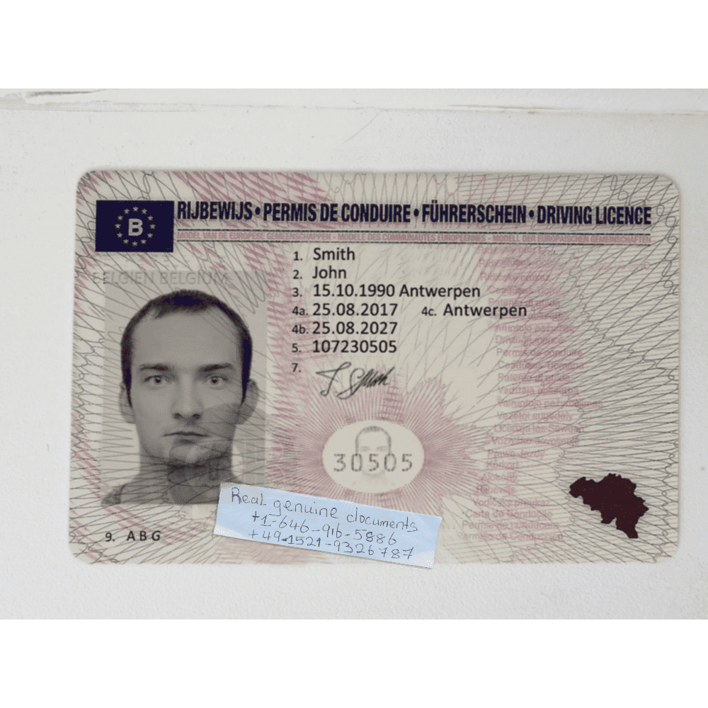 Belgium Driving Licence Belgium Driving Licence