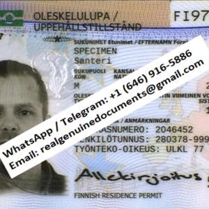 Finland Permanent Residence Card
