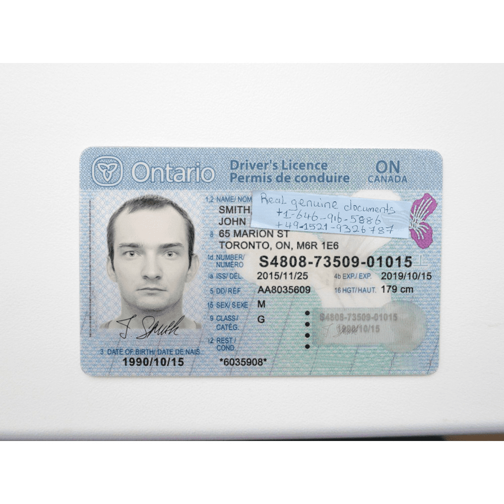 Canada Drivers License Ontario Driver Licence