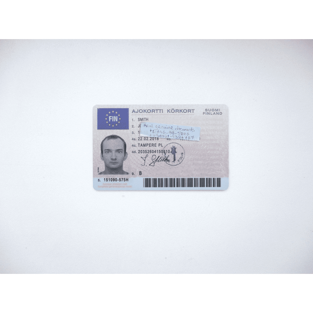 Finland Drivers License Finland Drivers License