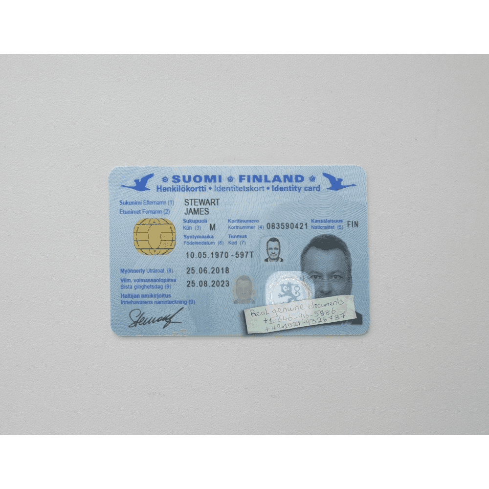 Finland ID Card Finland ID Card