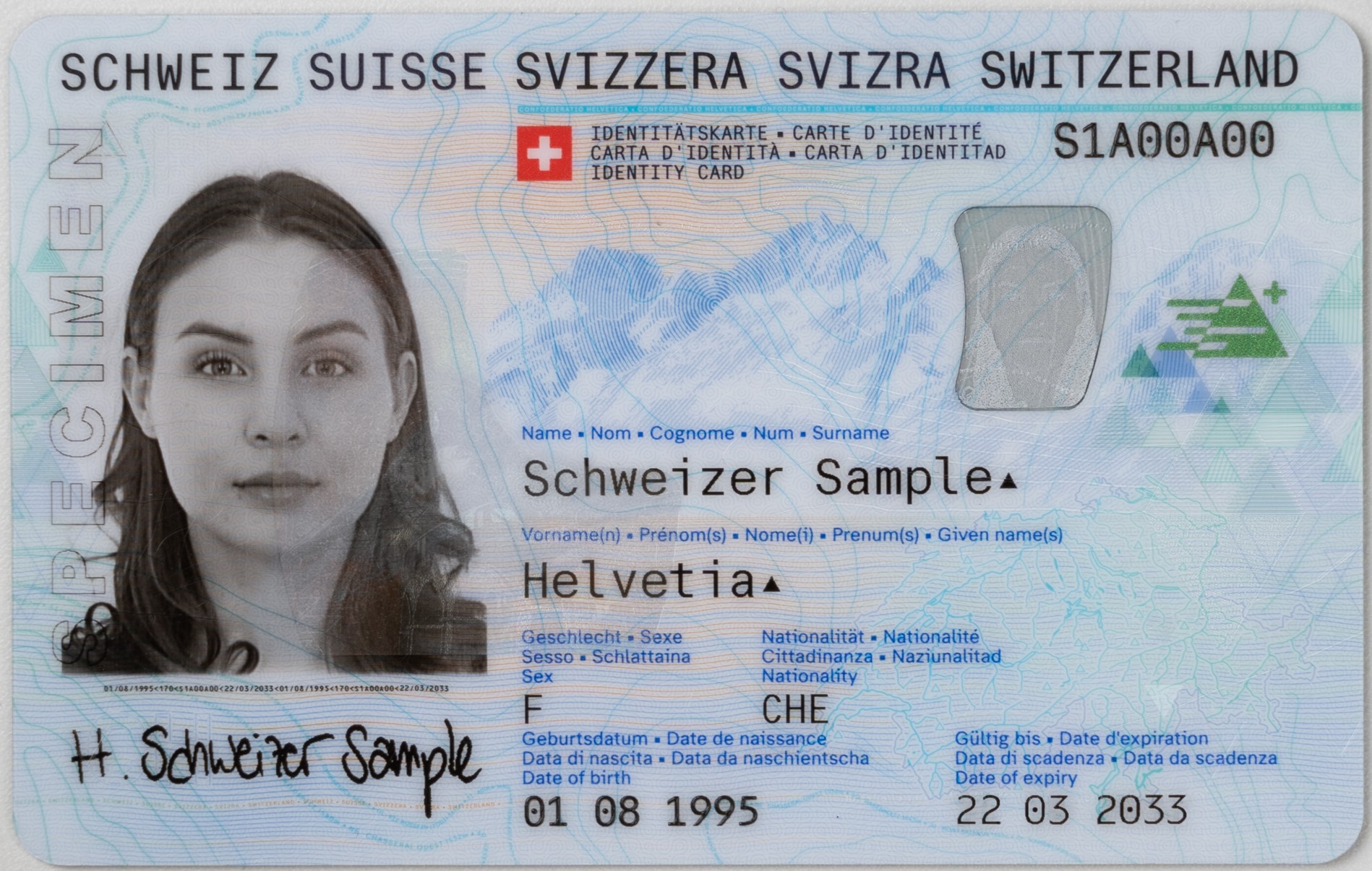 Buy Swiss ID Card Achez une carte d'identité suisse en ligne