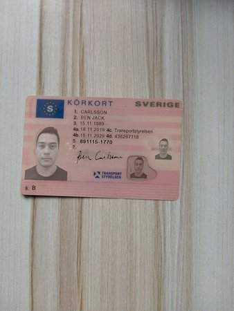 Swedish Driver's License Swedish Driver's License