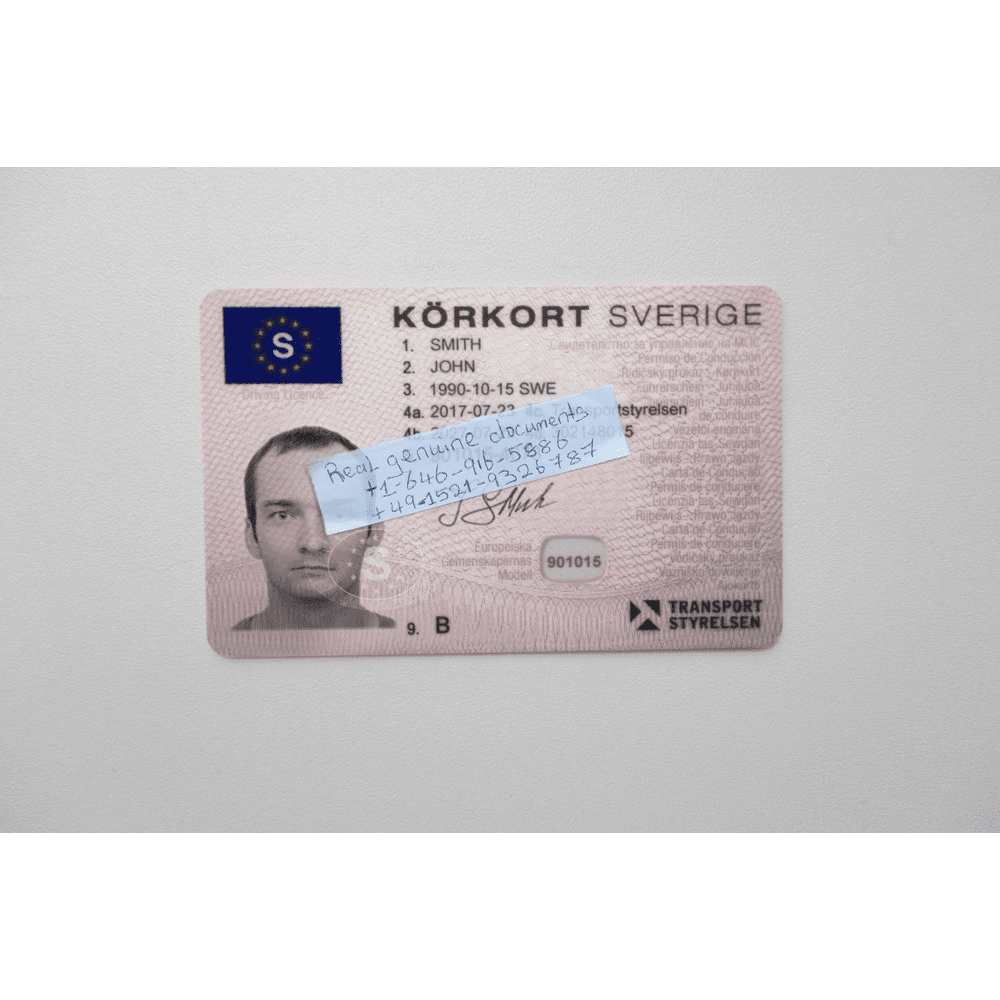 Swedish Driver's License Swedish Driver's License