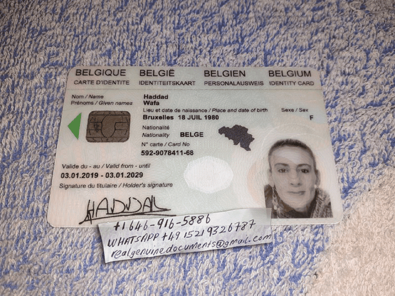 Buy Belgium ID Card belgium id card
