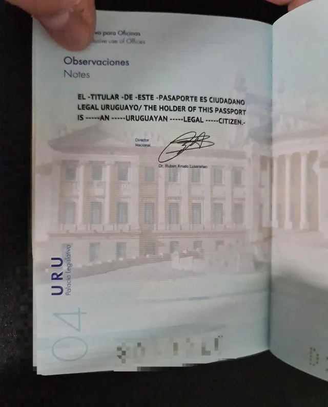 Buy Real Passport of Uruguay Real Passport of Uruguay