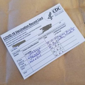 Buy Covid 19 Vaccination Card .