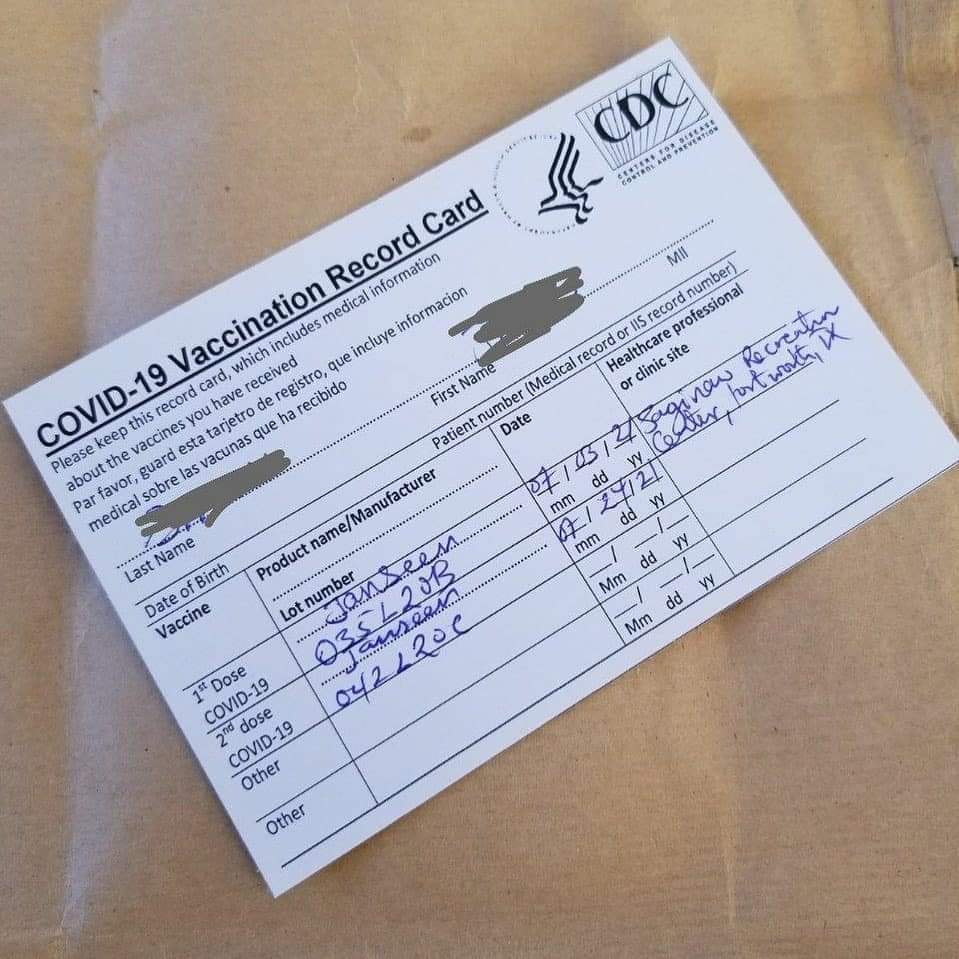 Buy Covid-19 Vaccine Record Card Buy Covid-19 Vaccine Record Cards