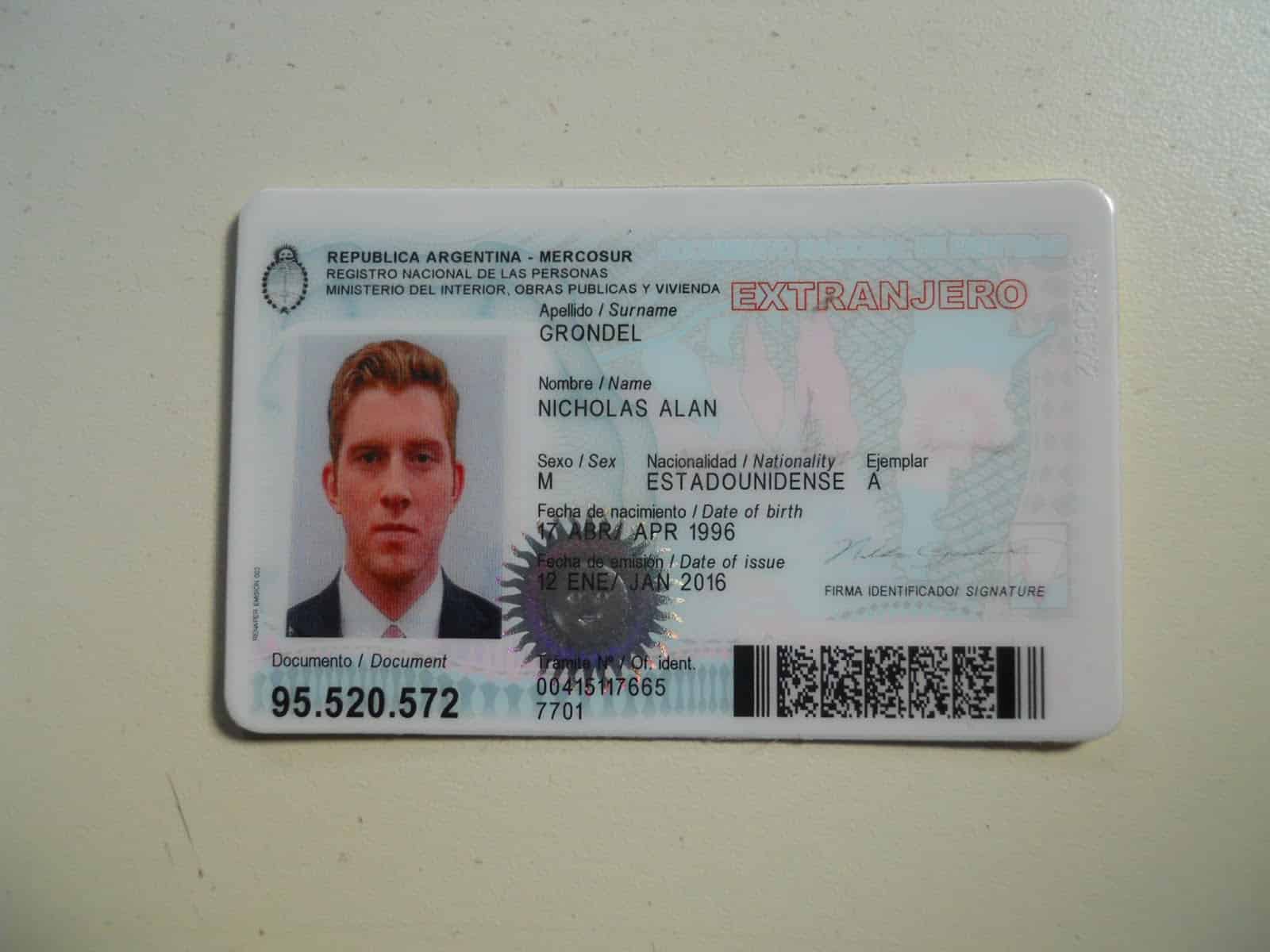 Buy ID Card of Argentina Buy ID Card of Argentina