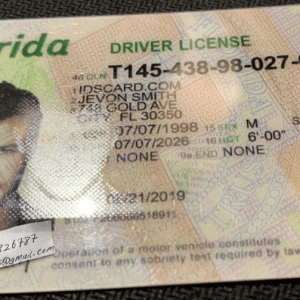Florida Driver License, Florida ID Card, Florida Driver's License
