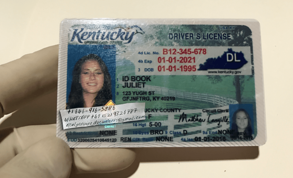 Buy Kentucky Driver License and ID Card Kentucky Driver License and ID Card