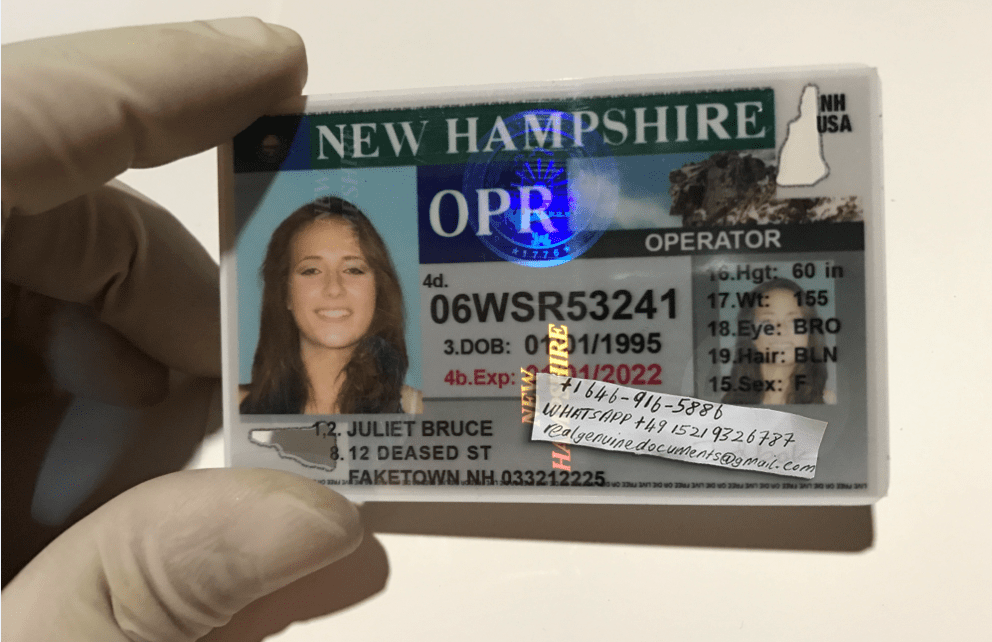 Buy New Hampshire Driver License and ID Card New Hampshire Driver License and ID Card
