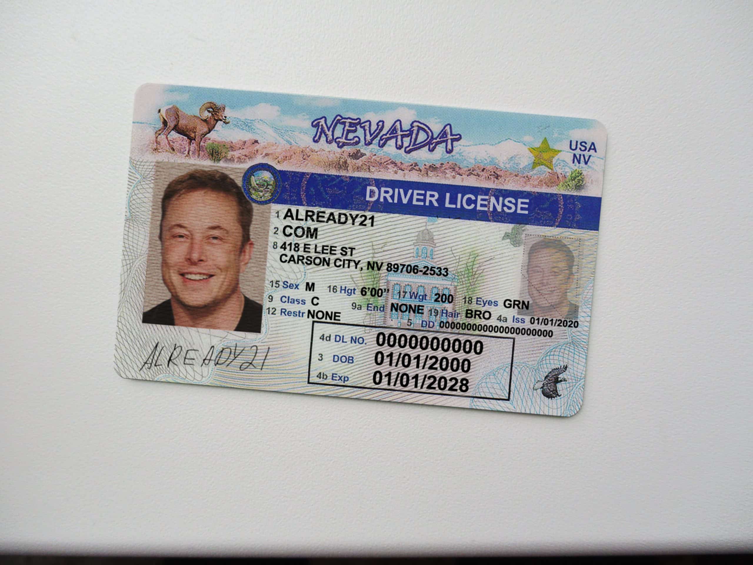 Buy Nevada Driver License and ID Card Buy Nevada Driver License and ID Card