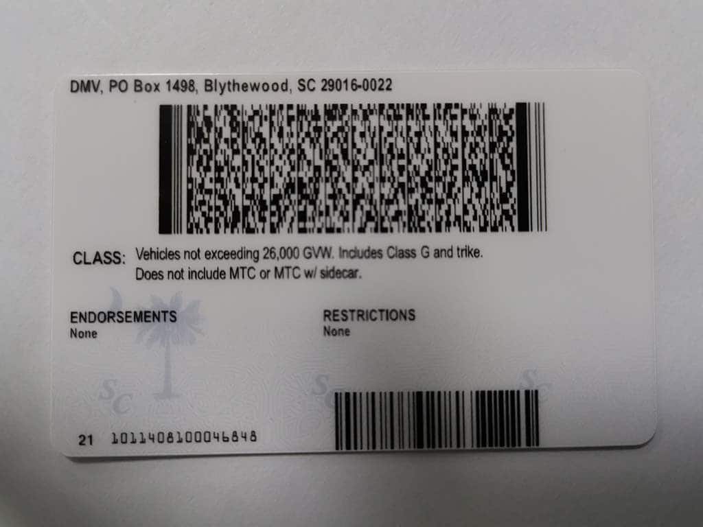 Buy South Carolina Driver License and ID Card South-Carolina-Drivers-License-and-ID-Card-or-SC-DL-and-IDs-back