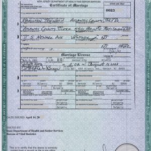 Buy Marriage Certificate Online