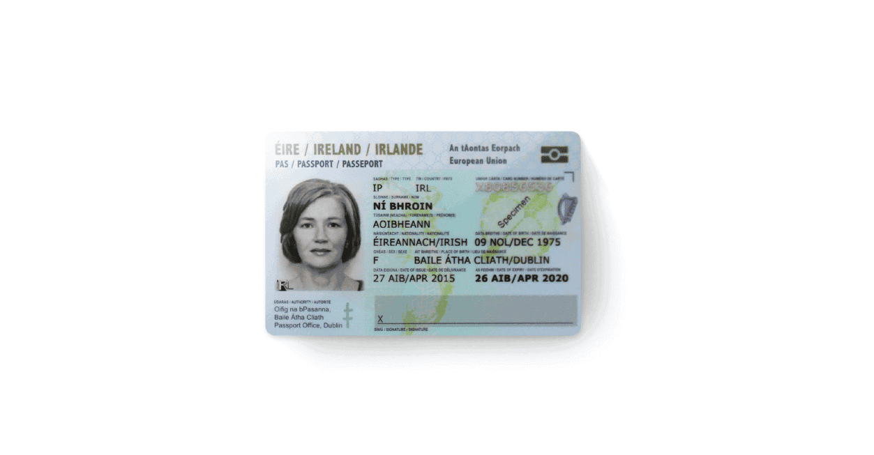 Irish Passport Card irish passport card